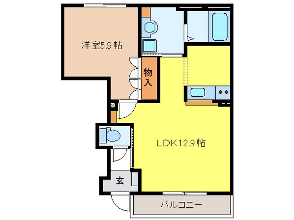 ラビエールの物件間取画像